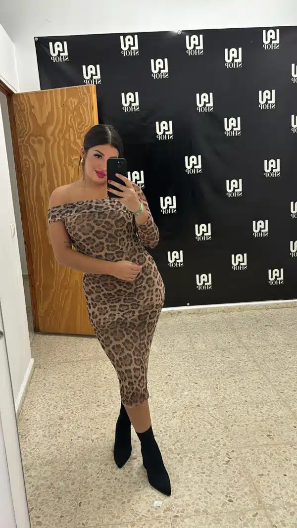 VESTIDO ANIMAL PRINT - Imagen 2